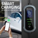 Qoltec Mobilna ładowarka do samochodu elektrycznego EV z regulacją 2w1 Typ2 | 7kW | 230V | CEE 32A | Wi-fi | TUYA | SMART LIFE |