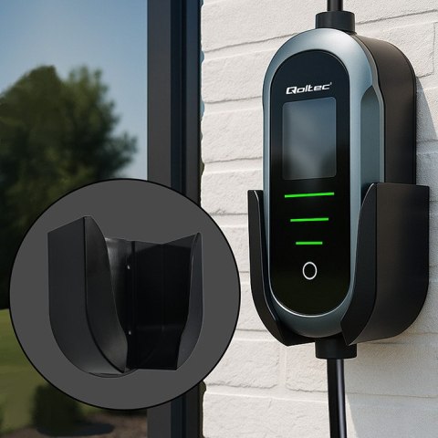Qoltec Mobilna ładowarka do samochodu elektrycznego EV z regulacją 2w1 Typ2 | 7kW | 230V | CEE 32A | Wi-fi | TUYA | SMART LIFE |
