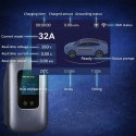 Qoltec Stacja ładowania EV Typ2 do samochodu elektrycznego i hybryd | 3 fazy | 22kW | 32A | Wi-fi | LCD | RFID | Smart life | T