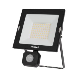 Reflektor LED naświetlacz Rebel 50W z sensorem zmierzchu i ruchu, 4000K, 230V