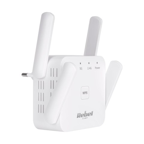 Repeater - wzmacniacz sieci bezprzewodowej 2.4+5 GHz Rebel