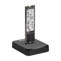 Stacja dokująca dysków NVME M2 (Mkey+ B+Mkey) USB typu C aluminiowa Rebel