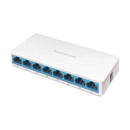 Switch Mercusys MS108, 8 portów RJ45 10/100 Mbps