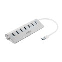 HUB (rozdzielacz) USB 3.0 7 portowy Rebel