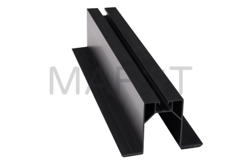 Mostek pochyły na blachodachówkę 63x330mm czarny