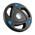 Obciążenie żeliwne olimpijskie gumowane zestaw 2x10kg, otwór 51mm , REBEL ACTIVE
