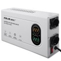 Qoltec Automatyczny Stabilizator napięcia AVR 2000VA | 1200W | Compact | Toroidalny transformator