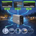 Qoltec Przetwornica napięcia MS Wave | 12V na 230V | 2000/4000W | USB | Kompatybilna z LiFePO4 GEL AGM
