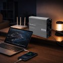 Qoltec Przetwornica napięcia MS Wave | 12V na 230V | 2000/4000W | USB | Kompatybilna z LiFePO4 GEL AGM