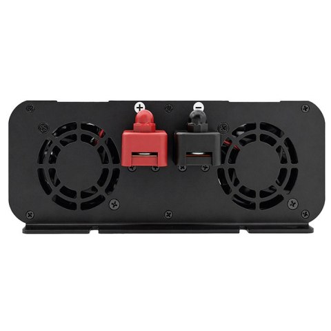 Qoltec Przetwornica napięcia MS Wave | 12V na 230V | 2000/4000W | USB | Kompatybilna z LiFePO4 GEL AGM
