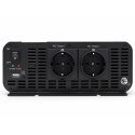 Qoltec Przetwornica napięcia MS Wave | 12V na 230V | 2000/4000W | USB | Kompatybilna z LiFePO4 GEL AGM