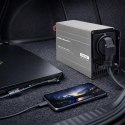 Qoltec Przetwornica napięcia MS Wave | 12V na 230V | 300/600W | USB | Kompatybilna z LiFePO4 GEL AGM