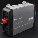 Qoltec Przetwornica napięcia Pure Sine Wave | 12V na 230V | 1500/3000W | LCD | USB | USB-C | Kompatybilna z LiFePO4 GEL AGM