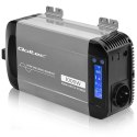 Qoltec Przetwornica napięcia Pure Sine Wave | 12V na 230V | 500/1000W | LCD | USB | USB-C | Kompatibilność z LiFePo4 GEL AGM