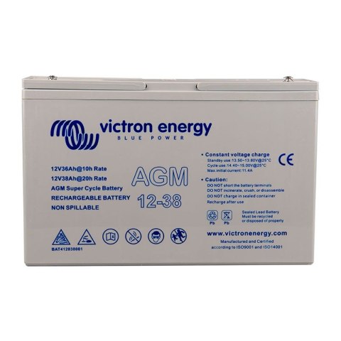 12V/38Ah AGM Deep Cycle Batt