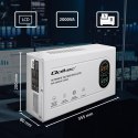 Qoltec Automatyczny Stabilizator napięcia AVR 2000VA | 1200W | Compact | Toroidalny transformator