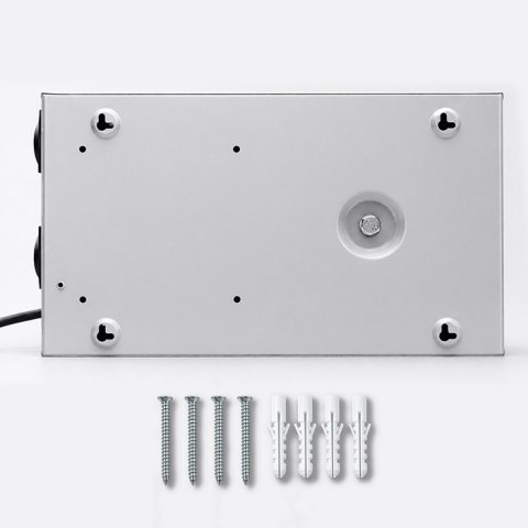 Qoltec Automatyczny Stabilizator napięcia AVR 2000VA | 1200W | Compact | Toroidalny transformator