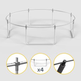 Trampolina Rebel Active PRO 10ft/305 cm, siatka, drabinka