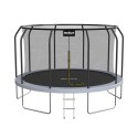 Trampolina Rebel Active PRO 12ft/366 cm, siatka, drabinka