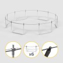 Trampolina Rebel Active PRO 14ft/427 cm, siatka, drabinka