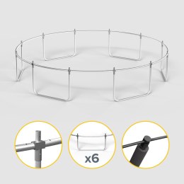 Trampolina Rebel Active PRO 14ft/427 cm, siatka, drabinka