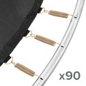 Trampolina Rebel Active PRO 15ft/457 cm, siatka, drabinka