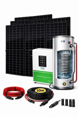 Zestaw solarny do grzania wody bojlera Green Boost Pro 5000/3560W 8x445W Panele Bifacial