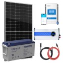Elektrownia słoneczna 435Wp z akumulatorem - zasilanie 230V moc 1000W + MPPT