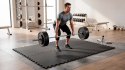 Mata ochronna pod sprzęt fitness i do ćwiczeń na siłowni, puzzle 60x60cm, zestaw 6 szt., 180x120cm, REBEL ACTIVE