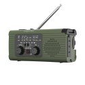 Radio solarne, przenośne radio awaryjne SOS, powerbank 5000mAh, latarka, dynamo, Kruger&Matz