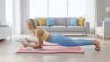 Domowy zestaw do pilates, wielofunkcyjny przyrząd do ćwiczeń fitness 9 w 1, kolor różowy