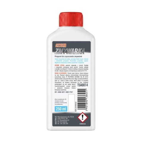 Preparat do czyszczenia zmywarek 250ml TEESA