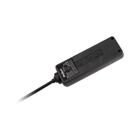 Przedłużacz 3 gniazda 1,5m typu francuskiego bez przełącznika (3x1,0mm) Rebel czarny