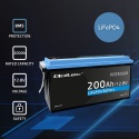 Qoltec Akumulator LiFePO4 | 12.8V | 200Ah | 2560Wh | BMS