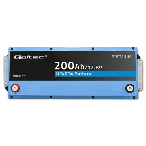 Qoltec Akumulator LiFePO4 | 12.8V | 200Ah | 2560Wh | BMS