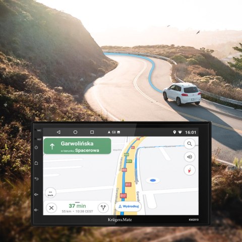 Radio Samochodowe Kruger&Matz KM2010 CarPlay/AndroidAuto