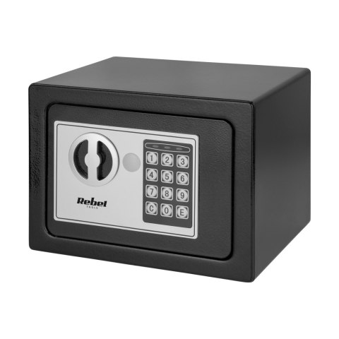 Sejf domowy elektroniczny na kod PIN i klucz - sejf na pieniądze i dokumenty Rebel RB-7000