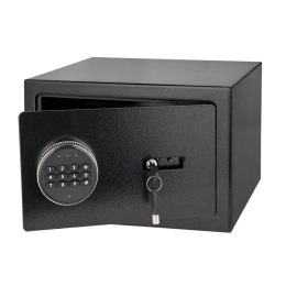 Sejf domowy elektroniczny na kod PIN i klucz - sejf na pieniądze i dokumenty Rebel RB-7002