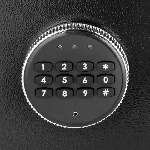 Sejf domowy elektroniczny na kod PIN i klucz - sejf na pieniądze i dokumenty Rebel RB-7002