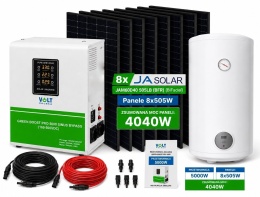 Zestaw solarny do grzania wody Green Boost Pro 4000/4000W Sinus Bypass