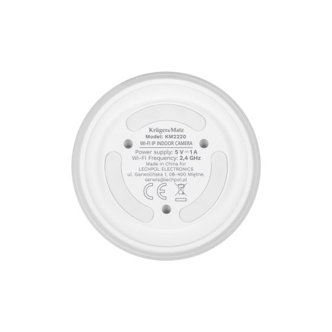 Kamera Niania WiFi Kruger&Matz Connect C170 Tuya Smart Life Obrotowa PTZ Audio Temperatura Wilgotność