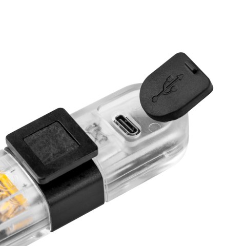 Komplet lamp rowerowych Rebel (z przewodem USB typu C)