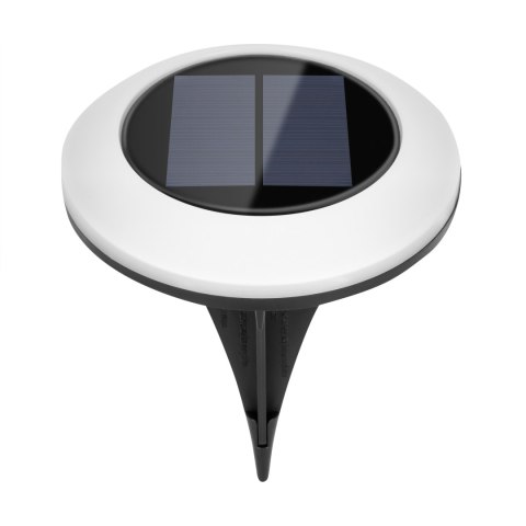 Lampa solarna ogrodowa wbijana gruntowa- komplet 4 sztuk