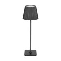 Lampka stołowa biurkowa LED dotykowa Rebel czarna