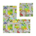 Mata edukacyjna dla dzieci, puzzle 120 x 120 cm, samochody