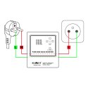 Zasilacz awaryjny KEMOT PROsinus-1500/24-LFP4 przetwornica z czystym przebiegiem sinusoidalnym i funkcją ładowania 24V 230V 1500