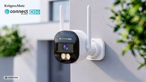 Kamera Wi-Fi zewnętrzna Kruger&Matz Connect C150 Tuya Smart Lfe 2K, H.265, IR