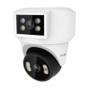 Kamera WiFi zewnętrzna Kruger&Matz Connect C180 2x Obiektyw PTZ 360° 2K Tuya Smart Life Kolor Nocą Audio AI