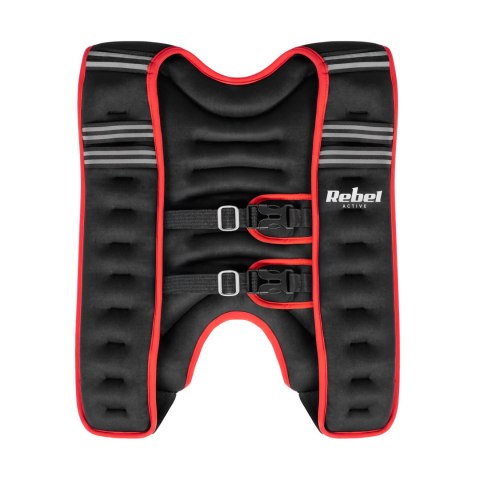 Kamizelka obciążeniowa neoprenowa 10kg, REBEL ACTIVE