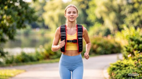 Kamizelka obciążeniowa neoprenowa 5kg, REBEL ACTIVE
